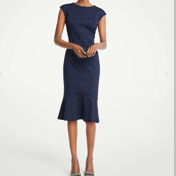 navy sheath dress petite